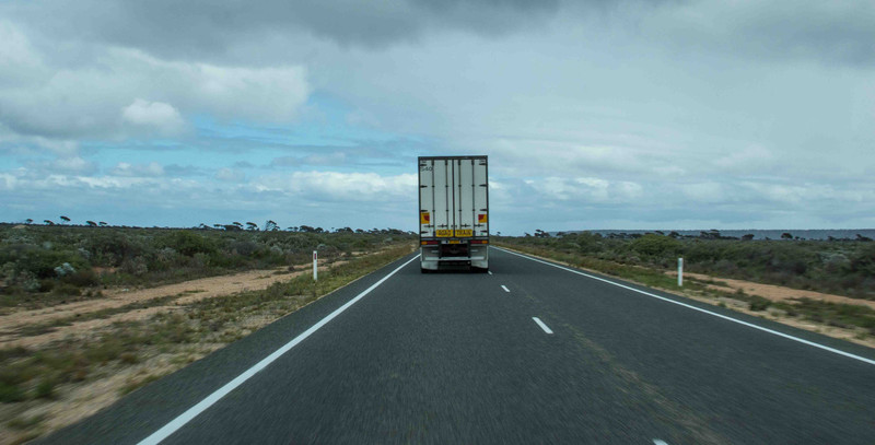 Road Trains are the tallest thing to be seen