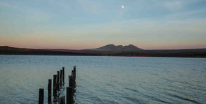 Hamersley Inlet, Fitzgerald National Park, moon set, pre dawn glow
