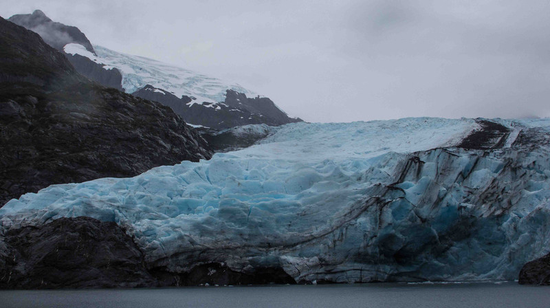 Portage Glacier from boat