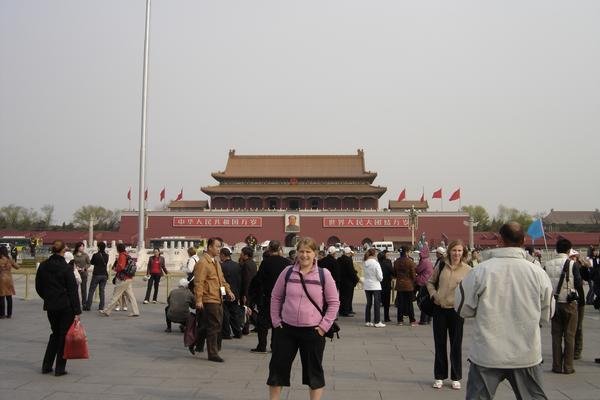 Kim at Tianamen Square 