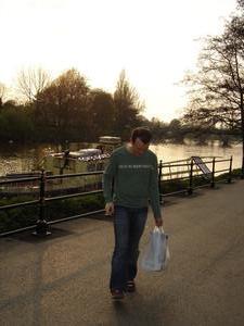 Chris by Worcester river