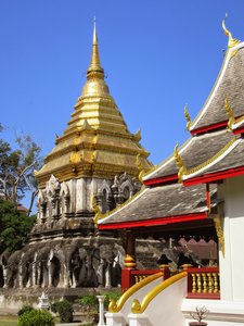 L'un des nombreux magnifiques temples de Chiang Mai