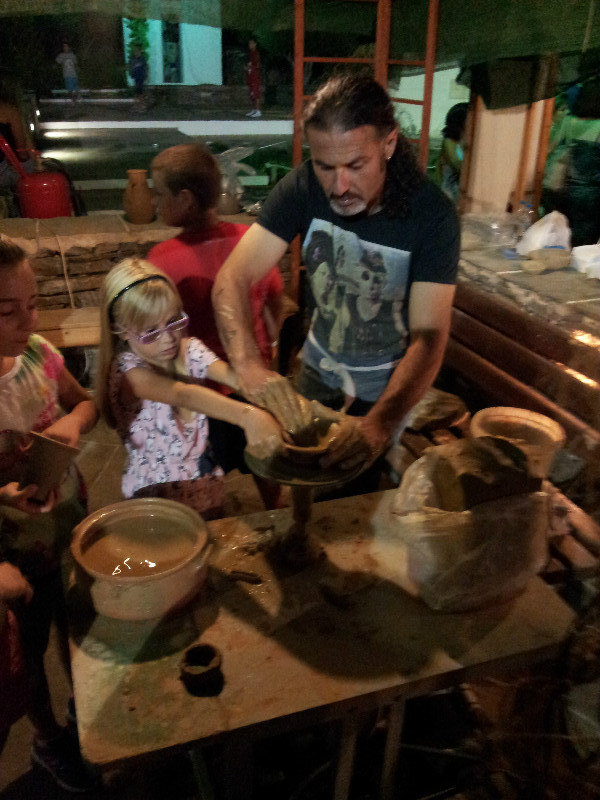 Children and the Potter's Hands