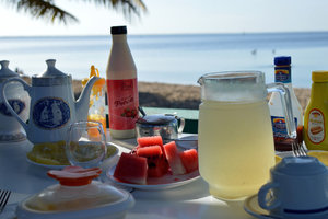 Breakfast with a view - Caleton beach, Playa Larga