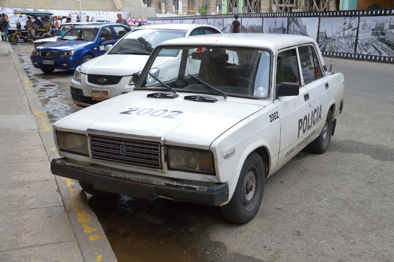 Cuban police car