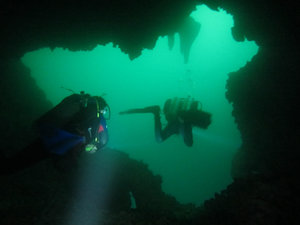 Diving at Angelita Cenote - Tulum