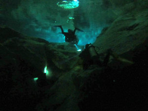 Diving at Dos Ojos Cenote - Tulum