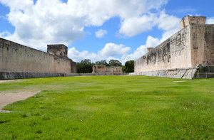 The ball court at Chichen Itza