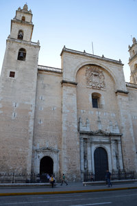 Merida's catherdral of San Ildefonso