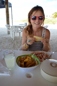 Kate is at her happiest when in front of a bowl of ceviche