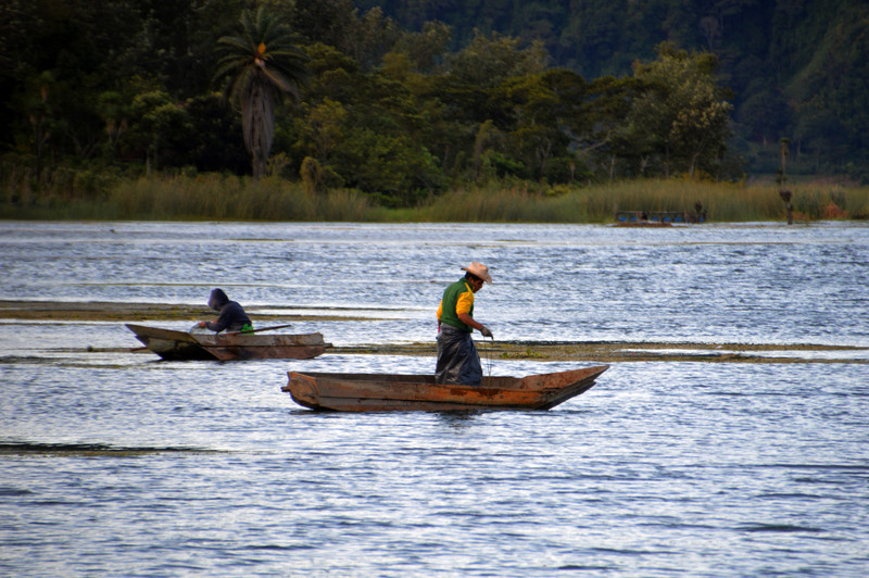 Fishermen on Lake Atitlan