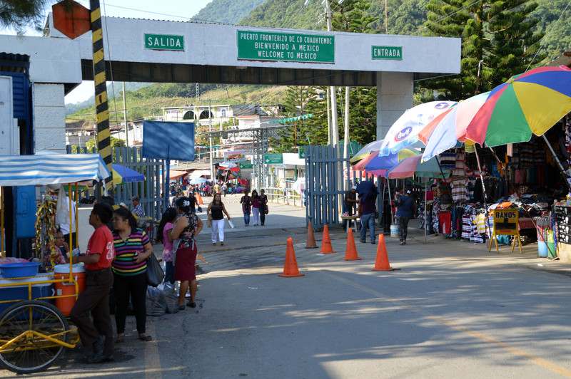 Mexican/Guatemalan 'border control'
