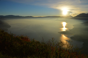 Sunrise over Lake Atitlan