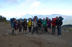 Our Volcan Acatenango hiking posse