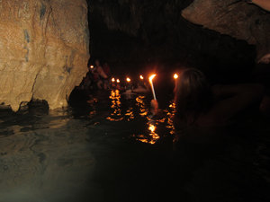Candlelit cave adventures