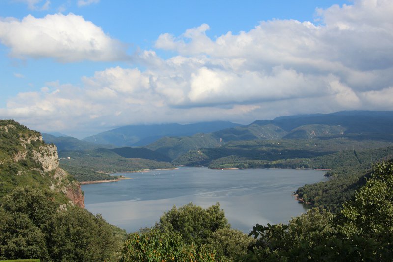 View of Garrotxa from Parador Vic-Sau
