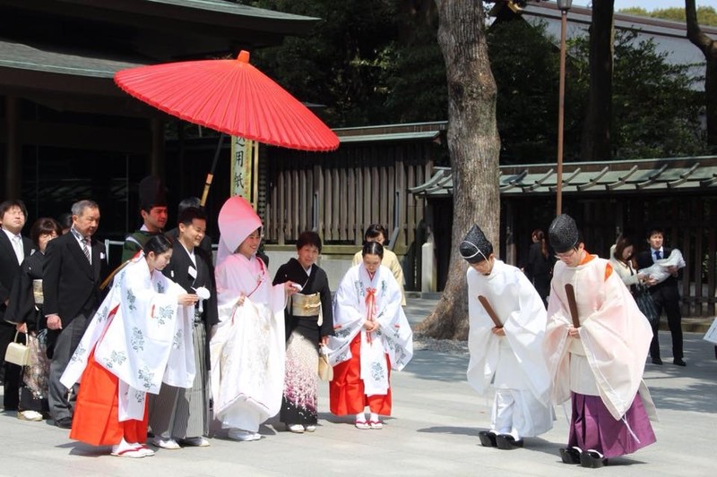 Shinto wedding, Meiji Shrine