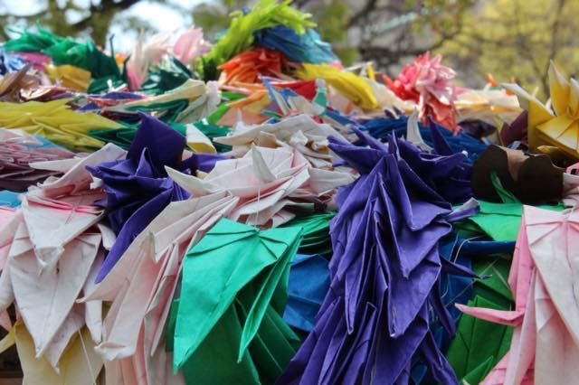 Paper cranes, Children's Memorial 