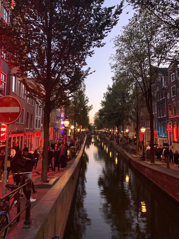 Good night from the Red Lights of Amsterdam!