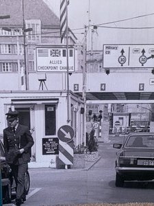 When Checkpoint Charlie was operational!