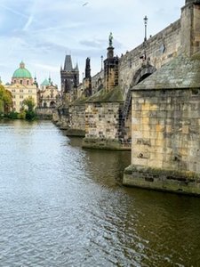 The Old Charles Bridge - pedestrians only!