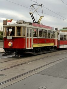 Old streetcars