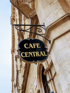 The Famous Cafe Central - Stand in line to pay $12 for a coffee!
