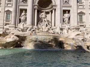 The Famous Trevi Fountain - Just a block away from our place.