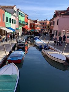 The streets of Burano