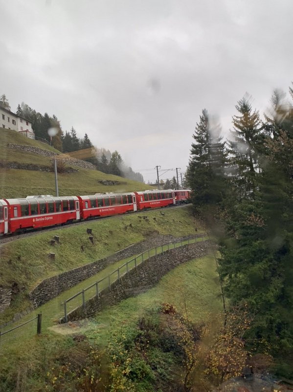 The Bernina Express - definitely for tourists 
