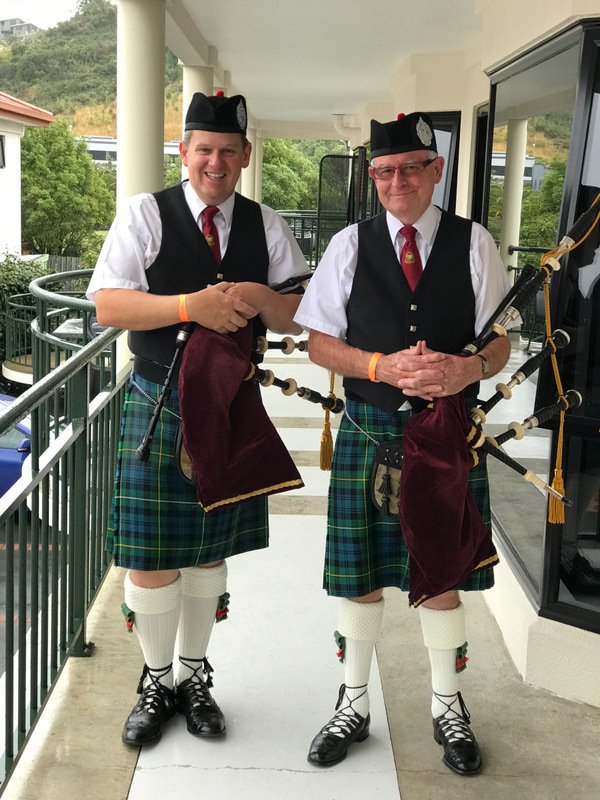 Scottish Piper Convention - took over the town!