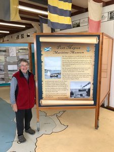 Annette, the curator at the Mapua Maritime Museum