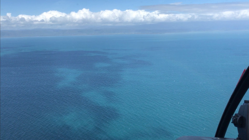 Batte Reef from the helicopter!