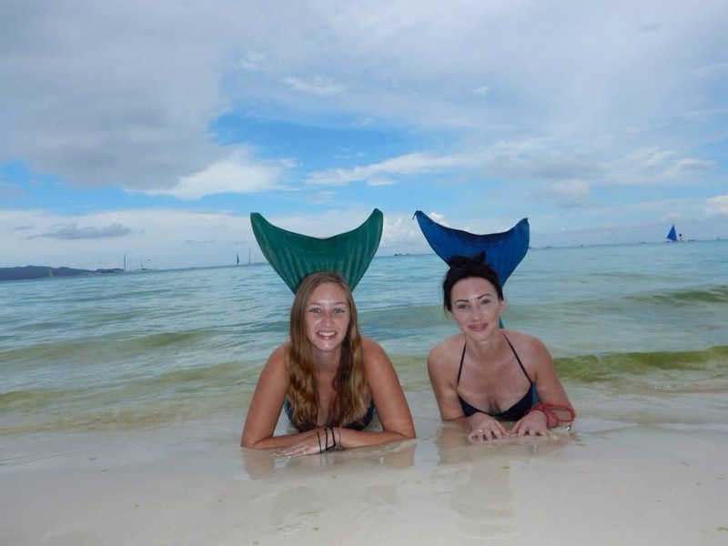 Mermaids on the beach 