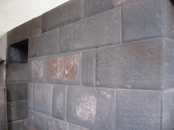 Stone walls of Inca ruins
