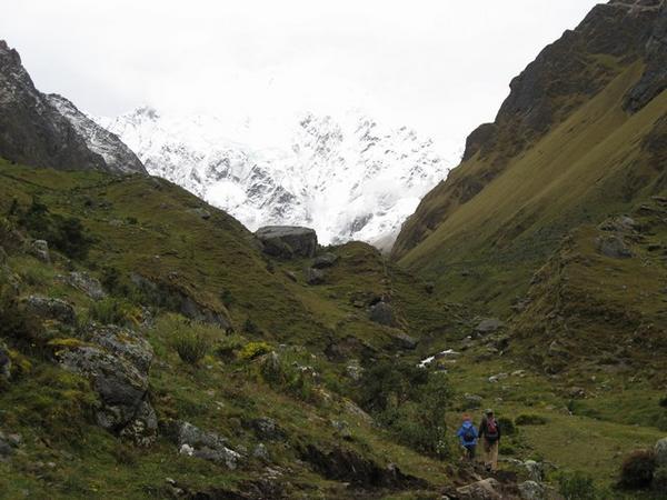 Approaching Salkantay, morning of day two
