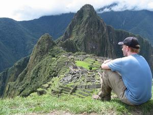 Admiring Macchu Picchu one last time