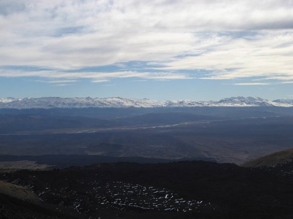 View of the Andes