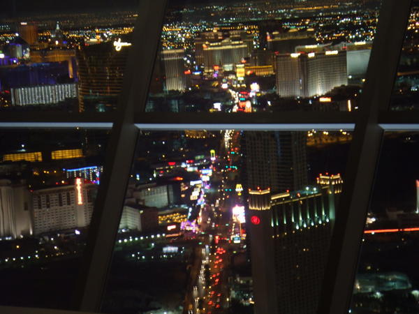 Views from the top of the Stratosphere in Vegas