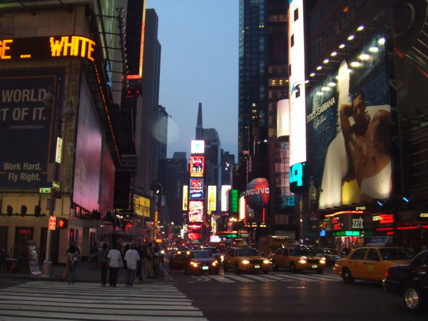 Times Sq by night...LIGHTS, CAMERA, ACTION!