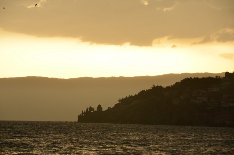 Storm brewing on Lake Ohrid