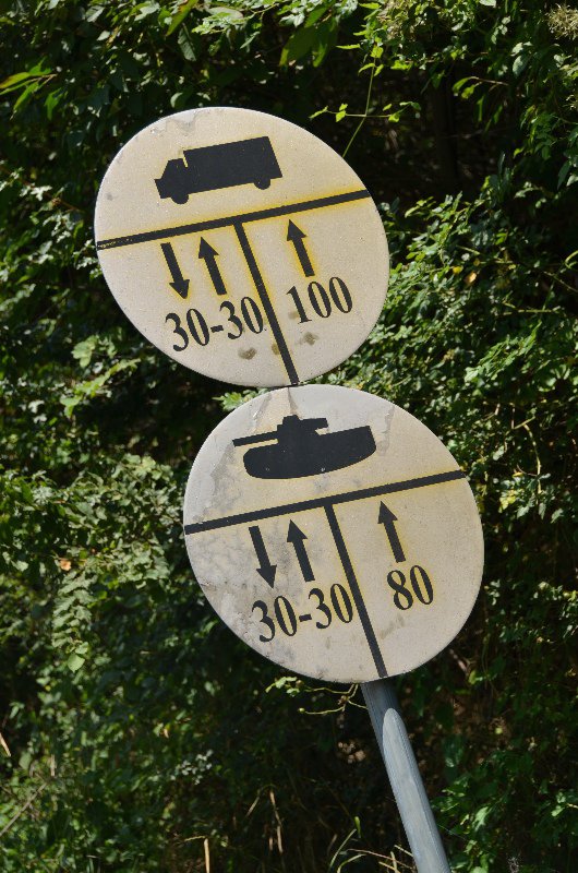 Speed limit for tanks