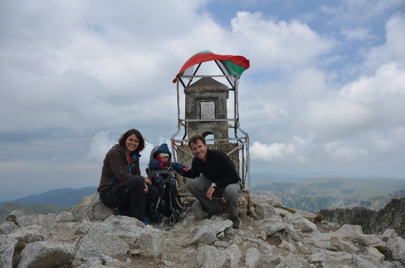 Musala summit, highest point jun Bulgaria and the Balkans