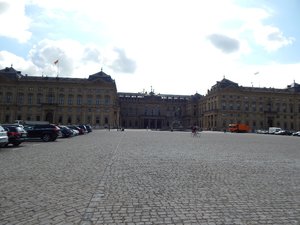 The Residenz courtyard