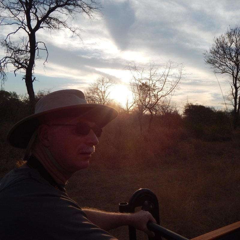 Sun setting on Safari adventures 