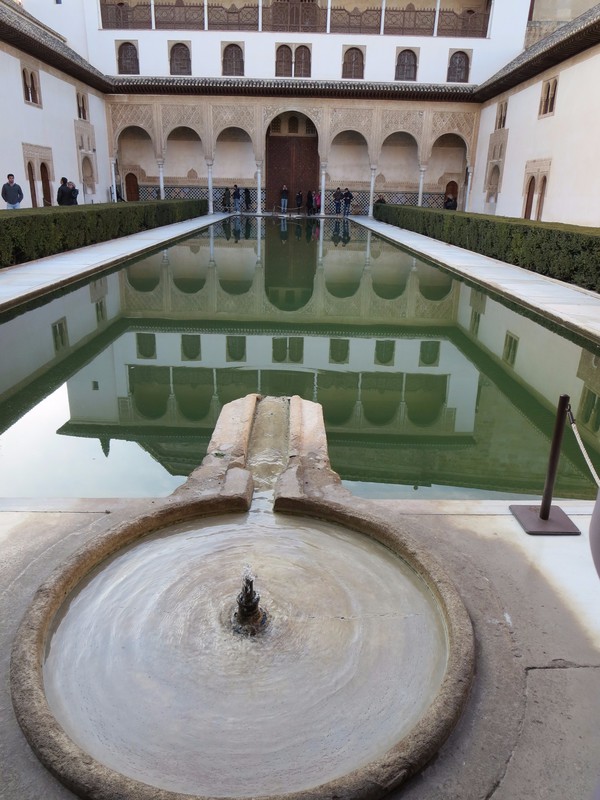 Alhambra palace fountains and pools