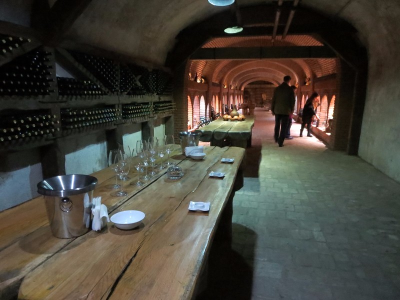 wine deep underground