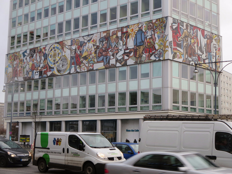Berlin mural at Alexanderplatz Station