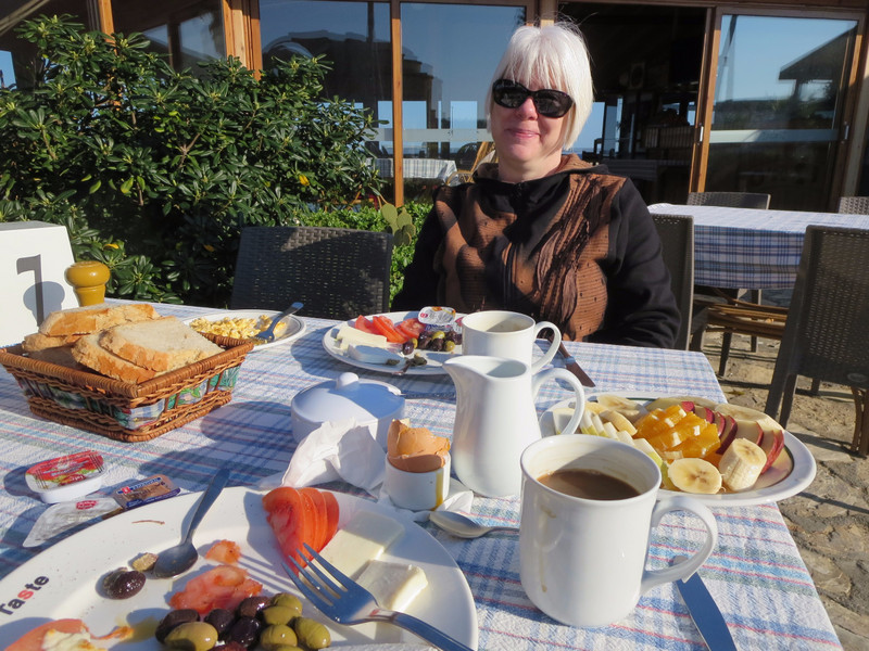 Breakfast at Oasis, Karpas Peninsula 