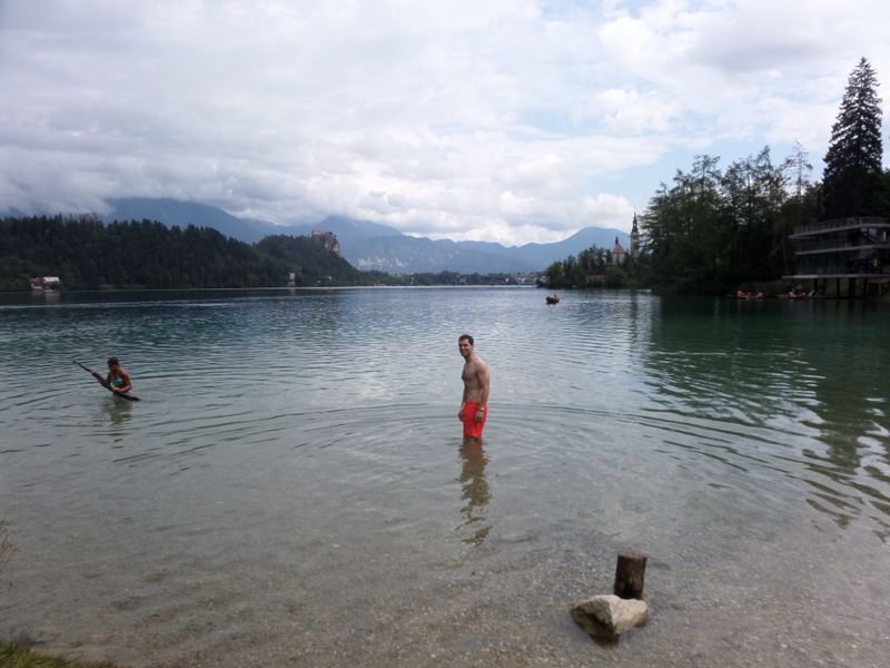 A Dip in Lake Bled